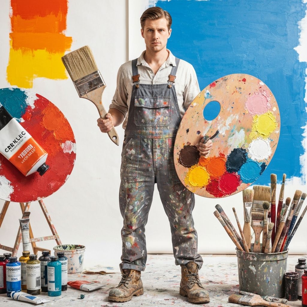 Josh Smith - Professional Painter with Equipment
